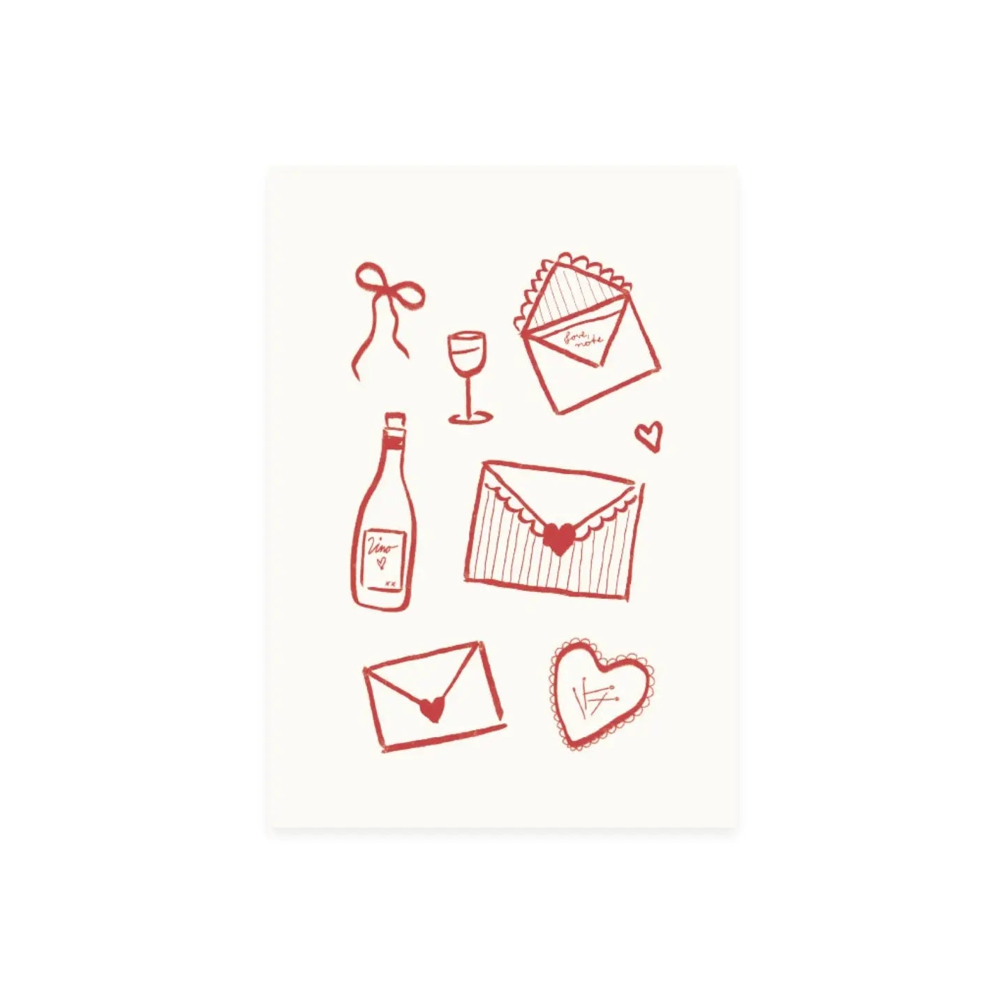 Melt Atelier Postkarte Liebeskarte