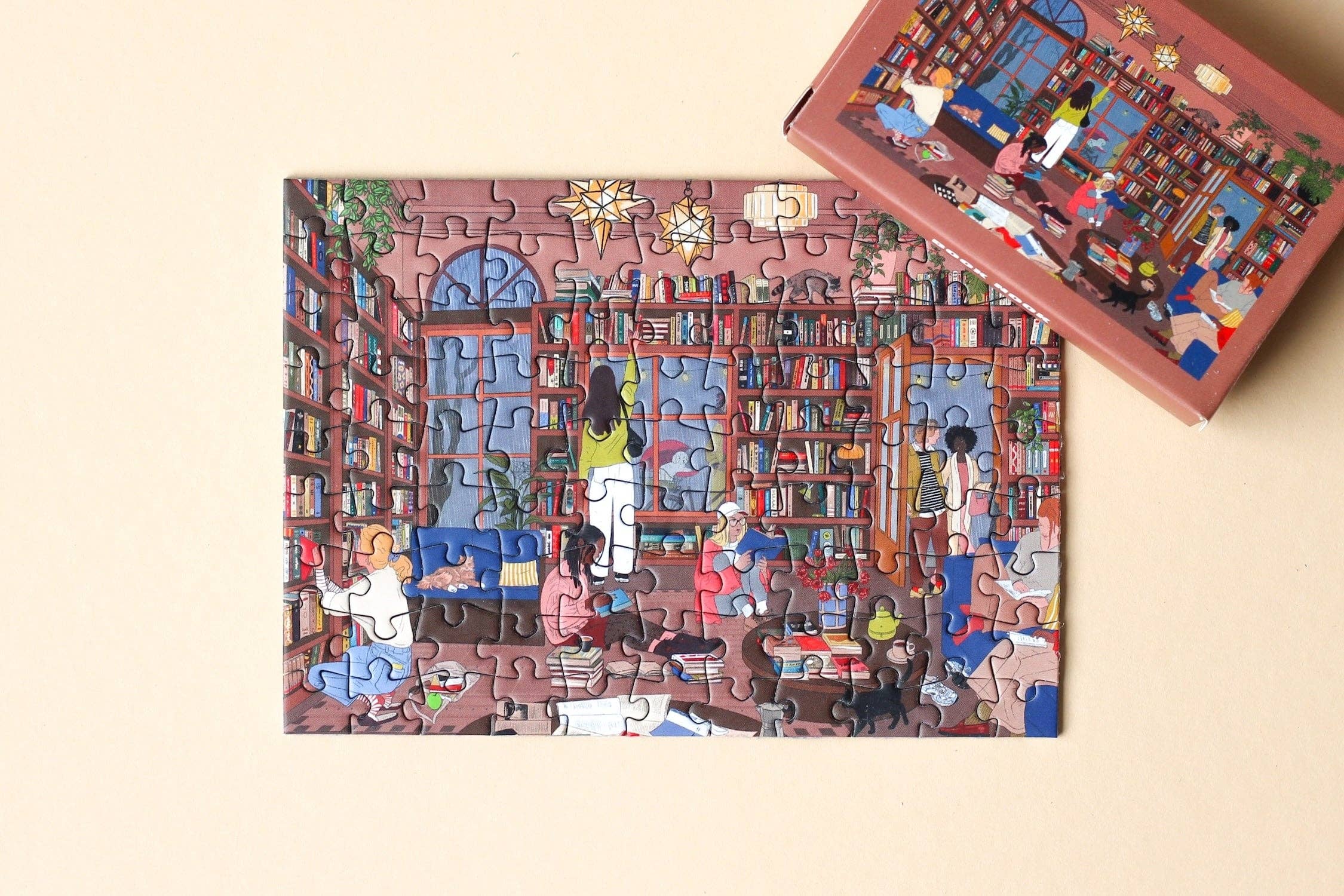 Piecely Puzzle Mini-Puzzle Book Nook