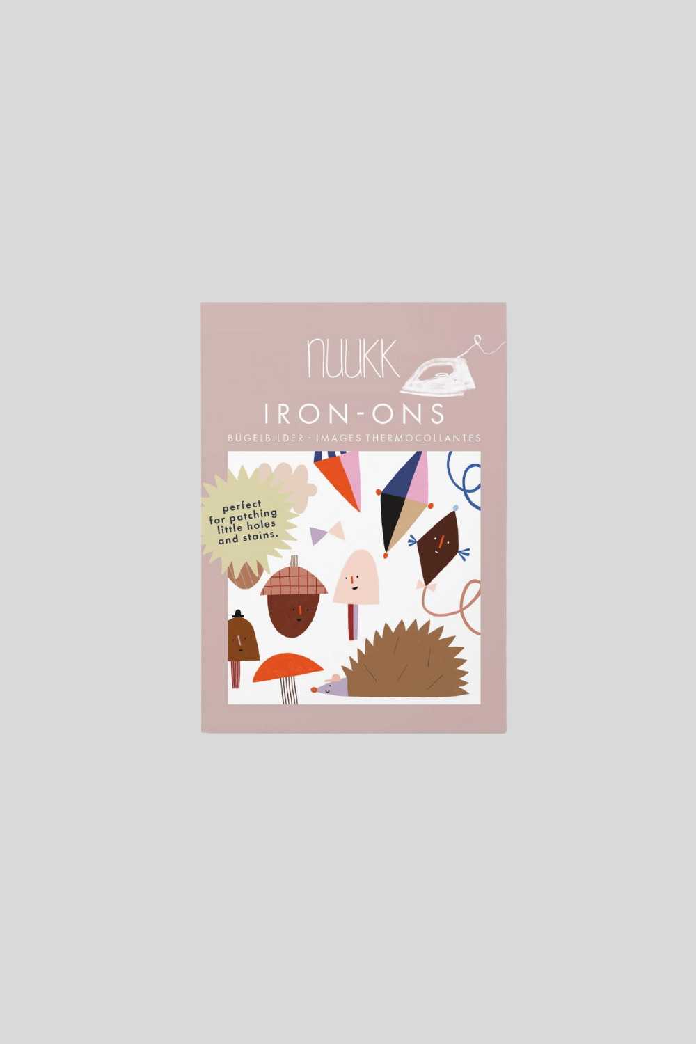 Iron-on pictures hedgehog
