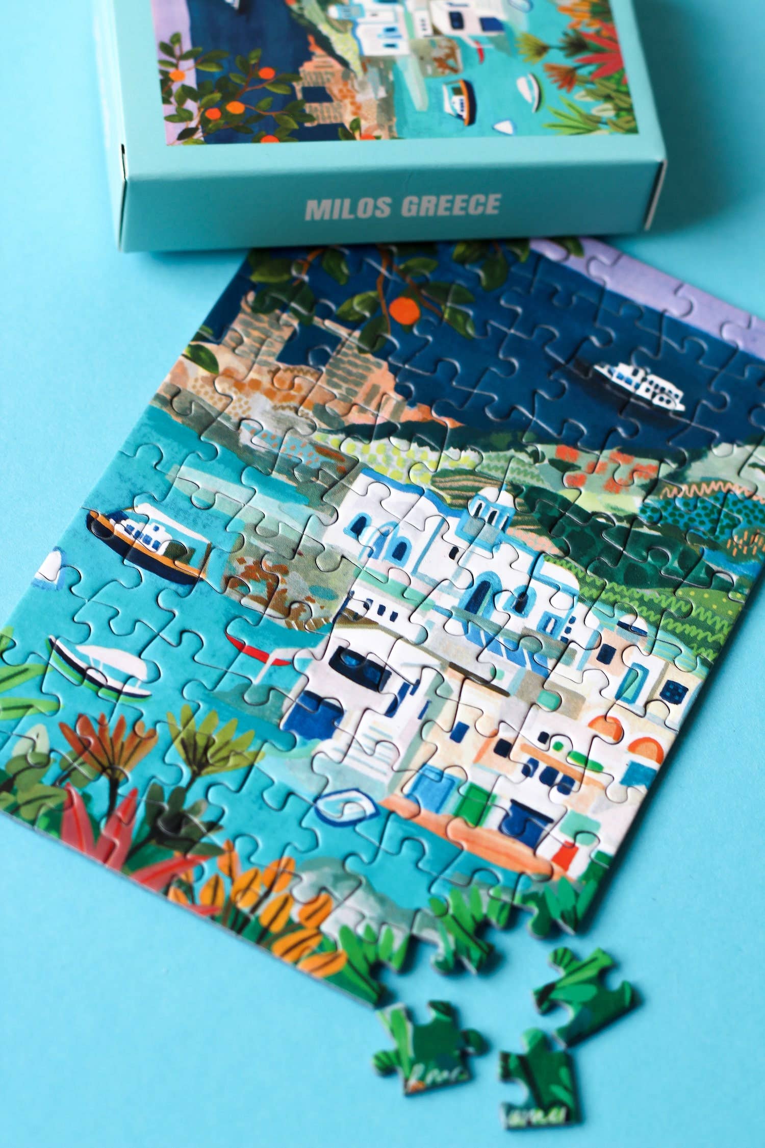 Piecely Puzzle Mini-Puzzle Milos Greece
