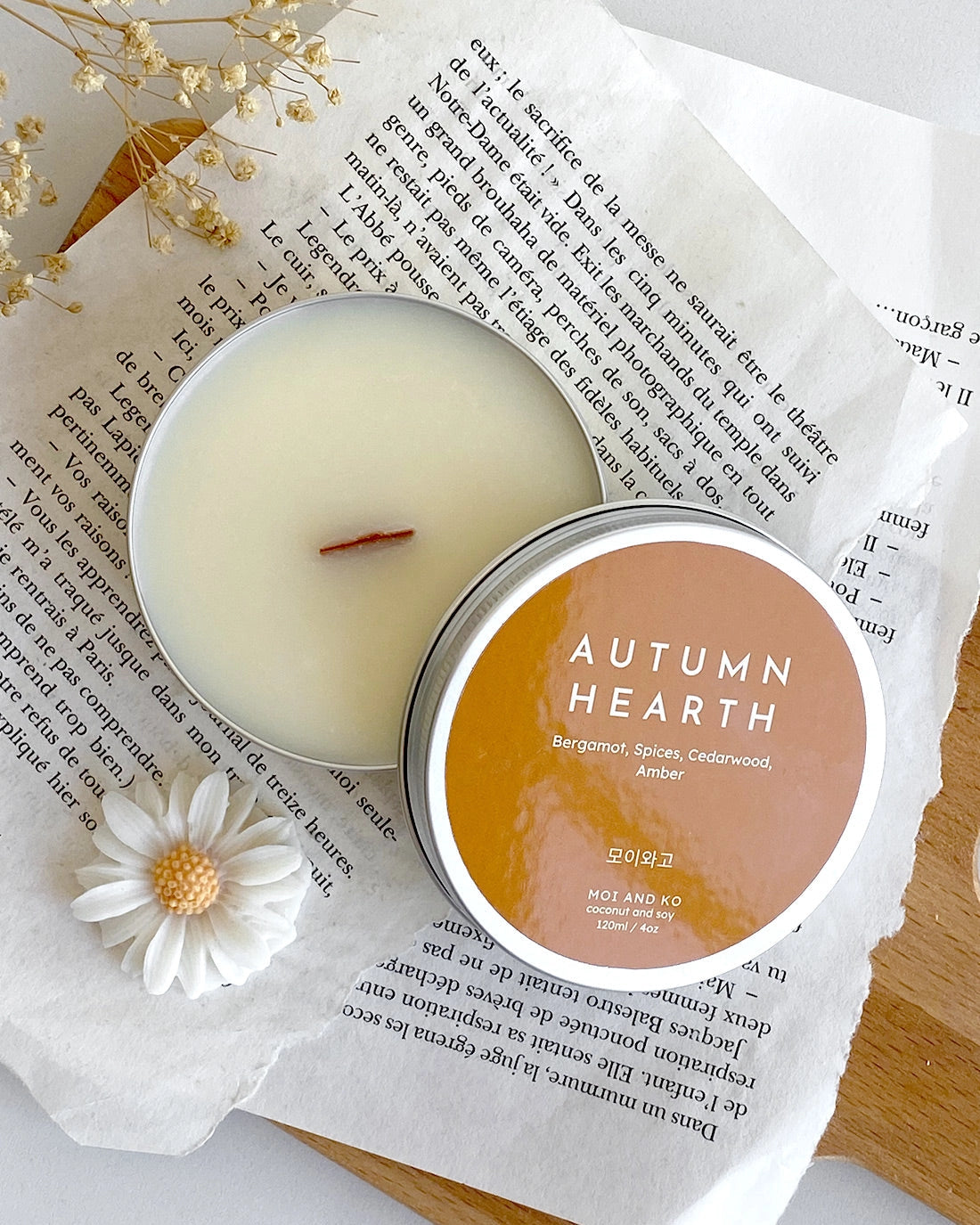 Tin candle - Autumn Hearth
