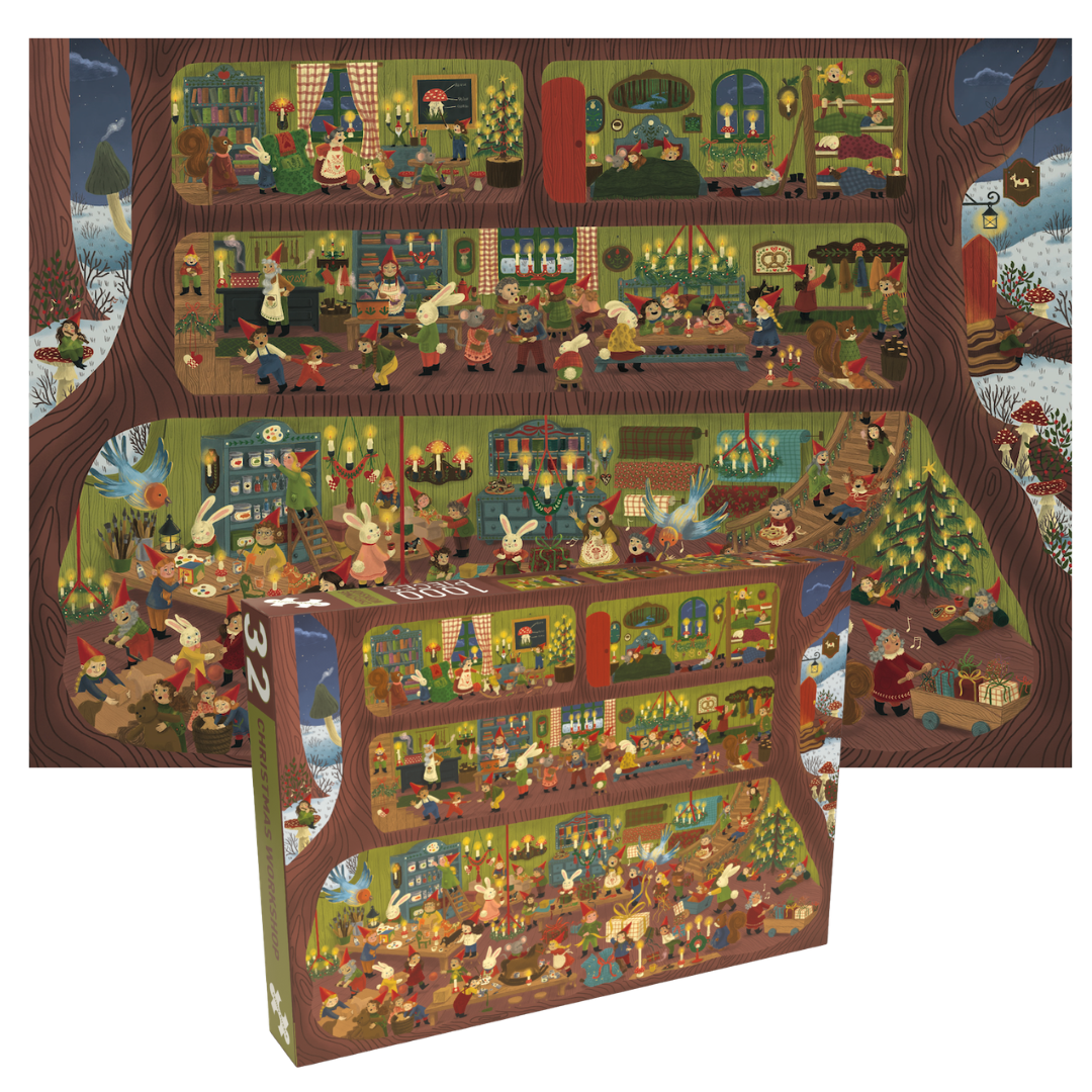 Weihnachtswerkstatt – 1000-teiliges Puzzle