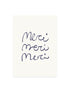 Melt Atelier Postkarte Merci Merci Merci