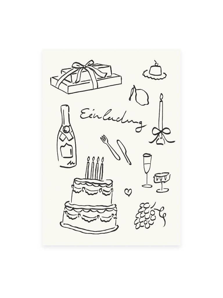Postcard invitation