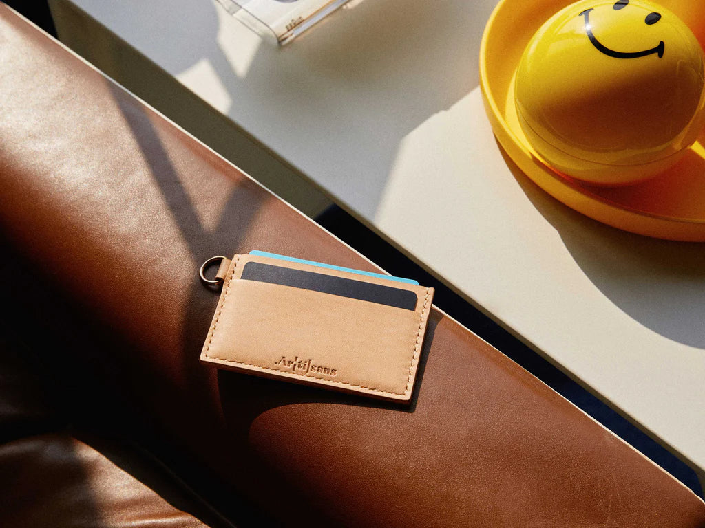 Leather card holder - craft kit