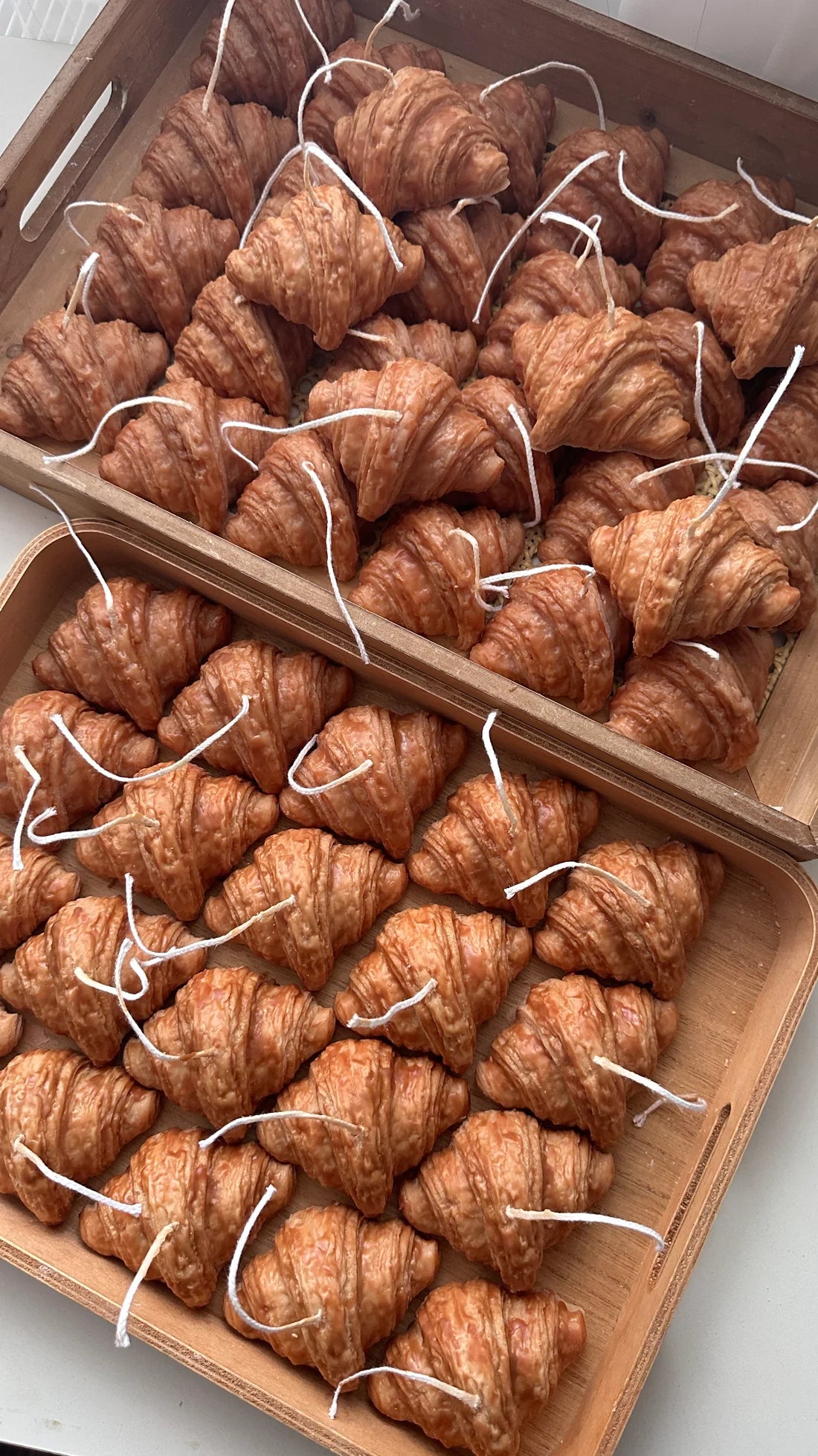 Croissant Kerze