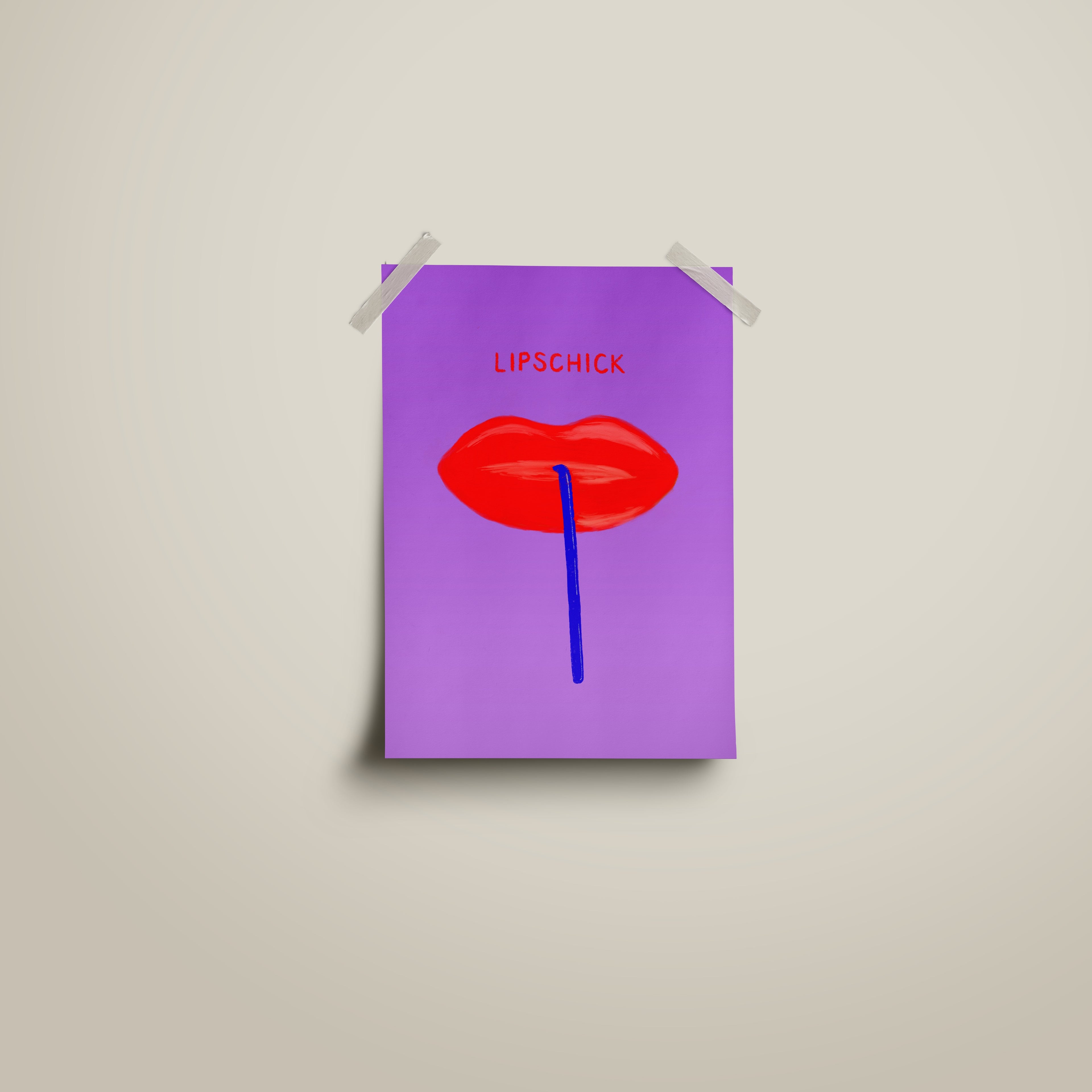 Postkarte Lipschick