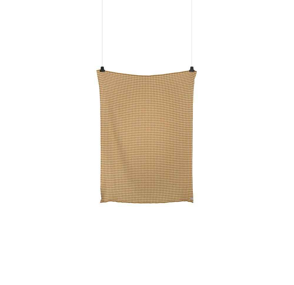 MIMI Couverture en laine tabac
