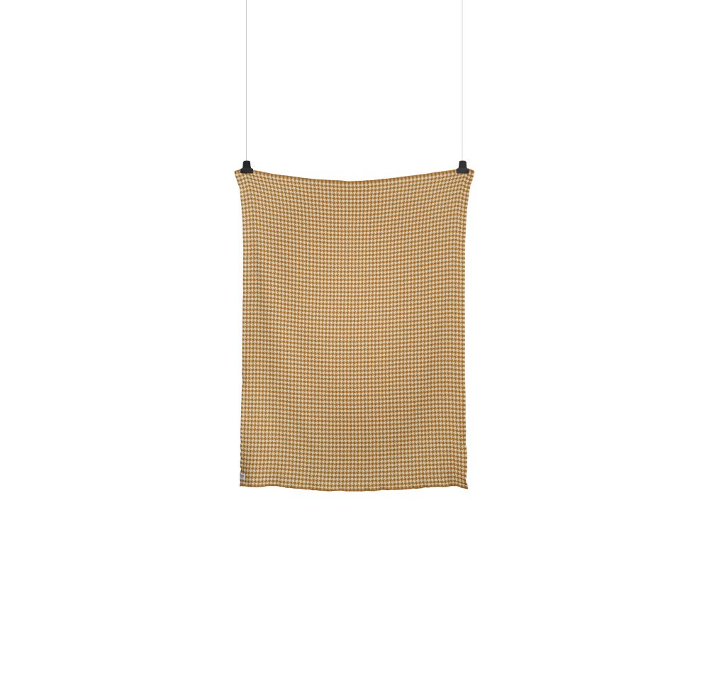 MIMI Couverture en laine tabac