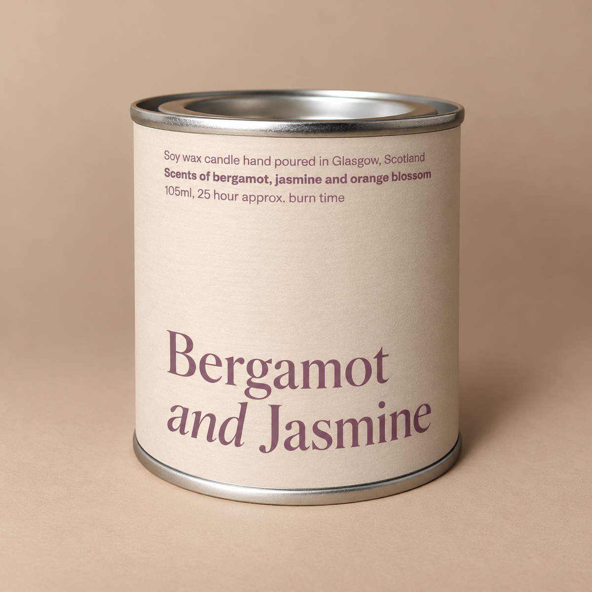 Lovat Press Duftkerze Bergamotte und Jasmin