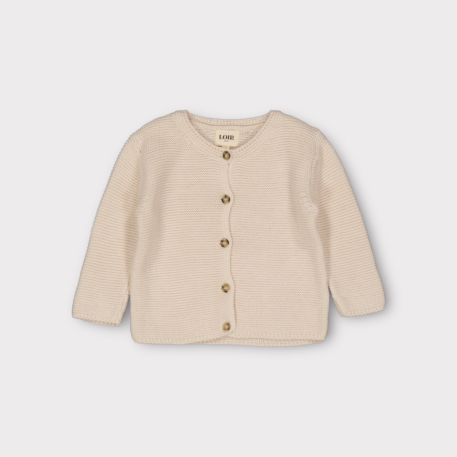 Strickjacke Loir Paris puder