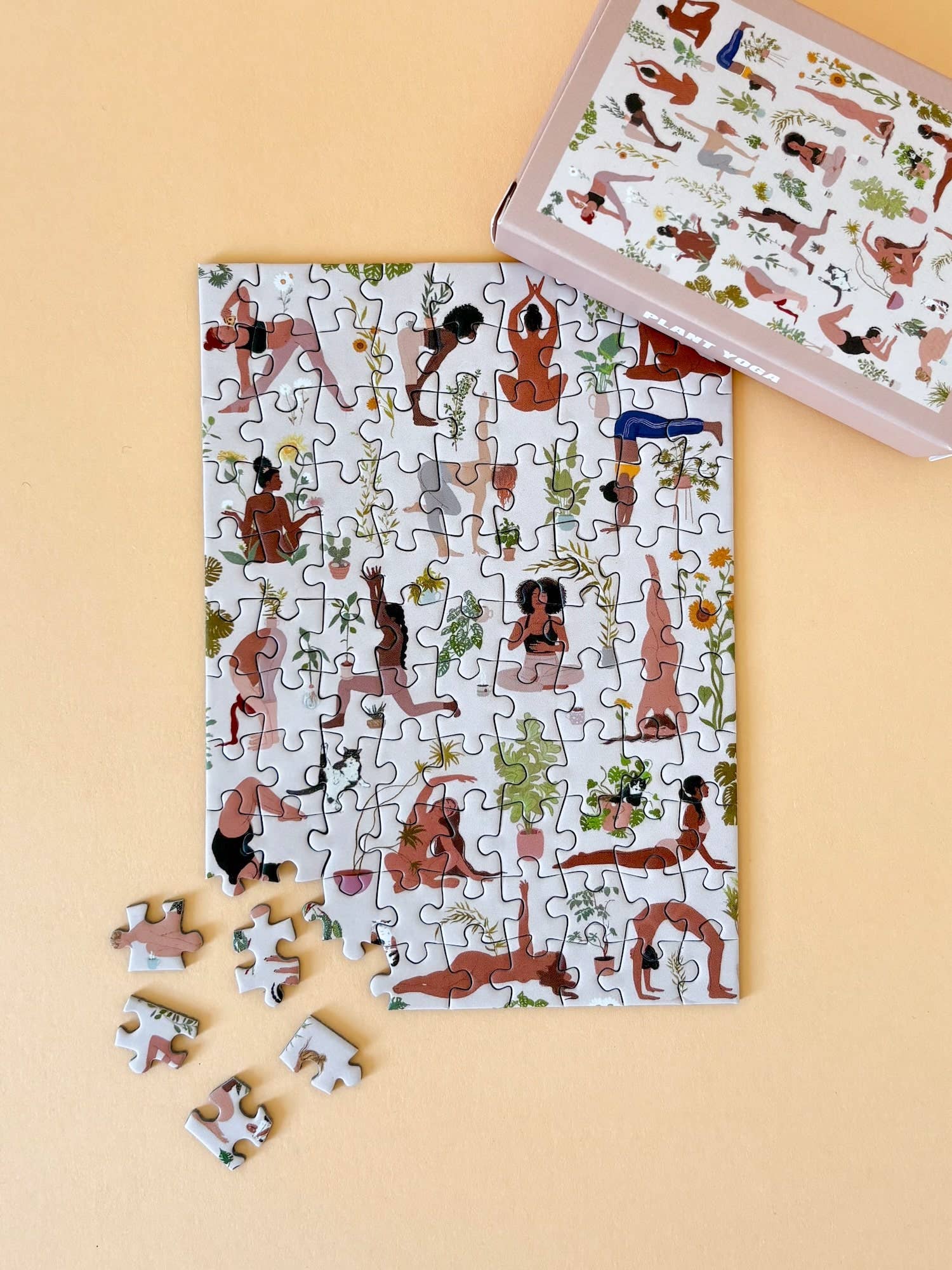 Piecely Puzzles Plant Yoga
