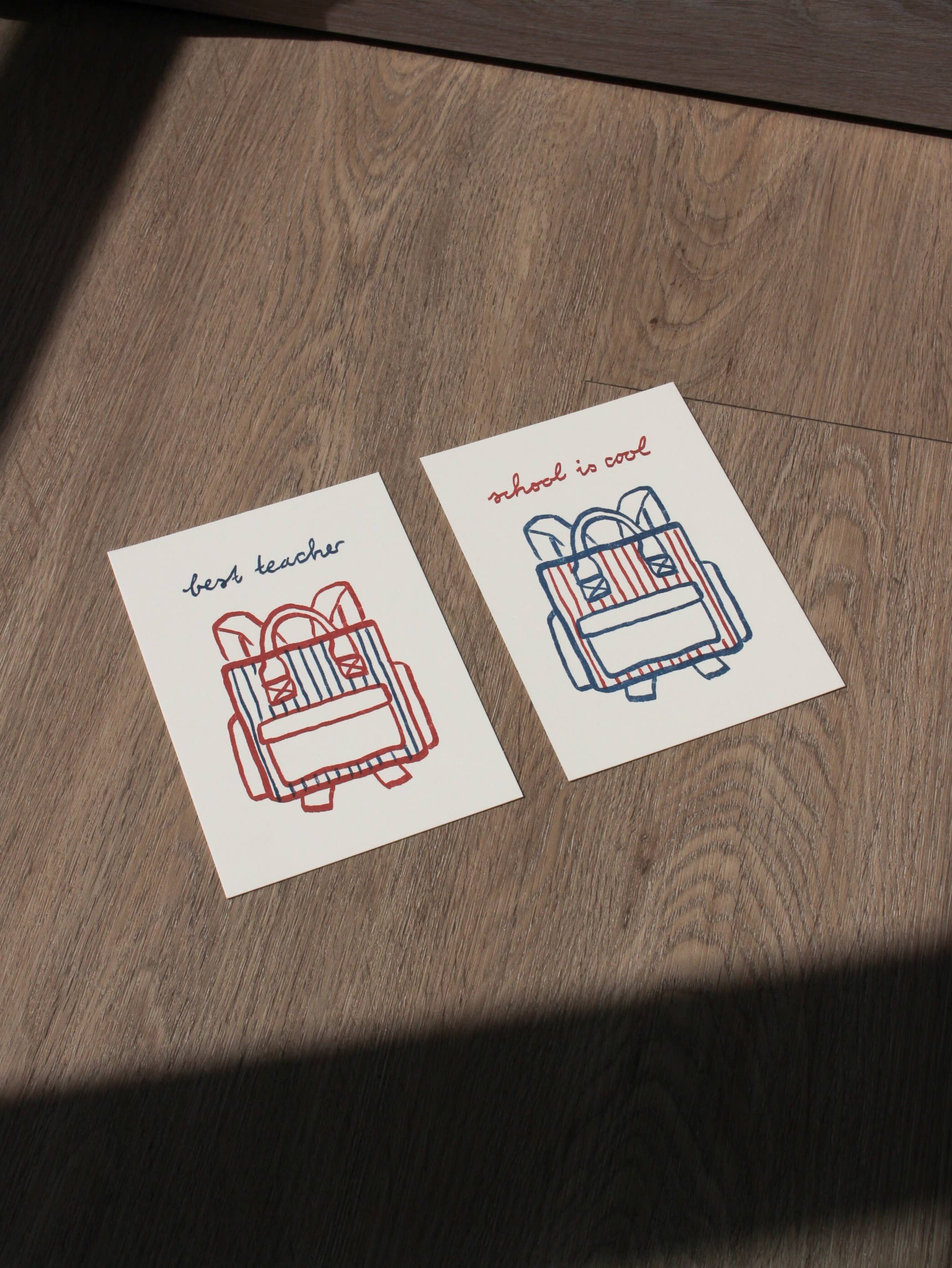 Melt Atelier Postkarte Back To School