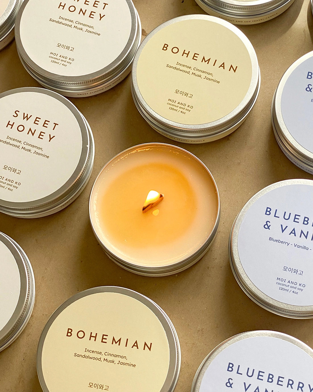 Tin candle - Autumn Hearth