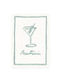 Postkarte Martini Melt Atelier