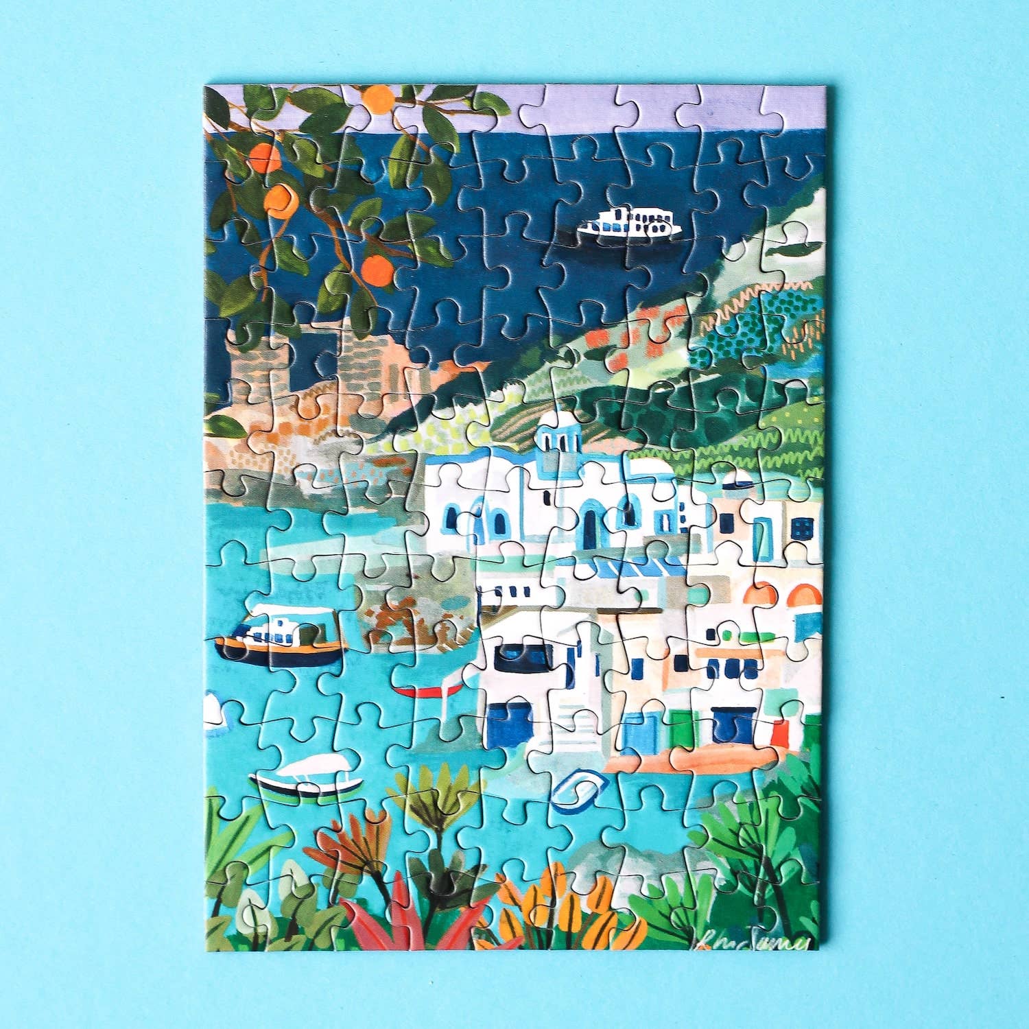 Piecely Puzzle Mini-Puzzle Milos Greece