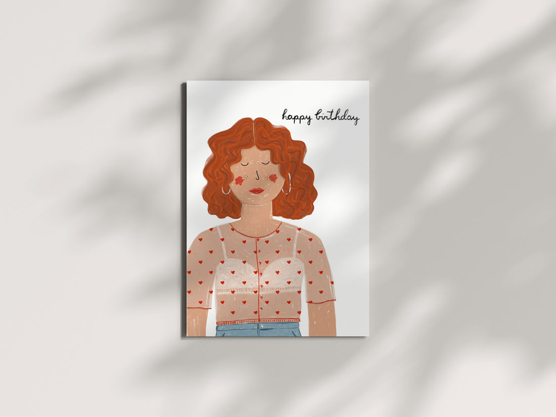 Happy Birthday postcard