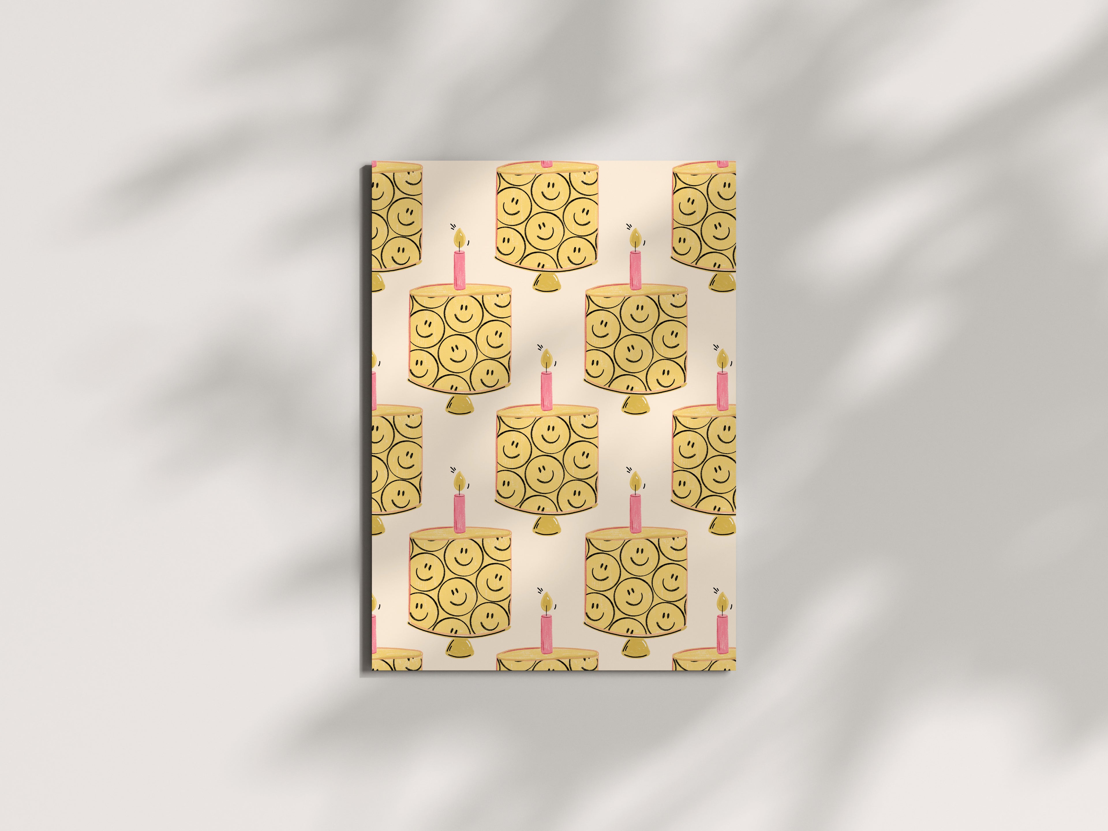 Carte postale Smiley Cake Party