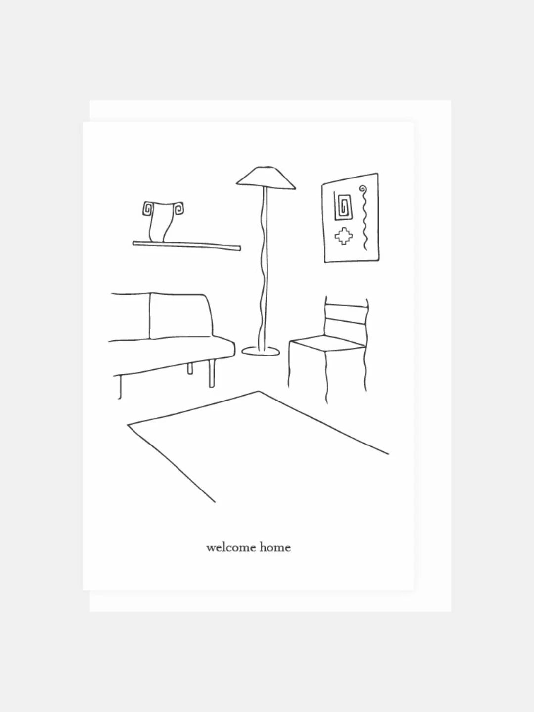 Melt Atelier Klappkarte Welcome Home