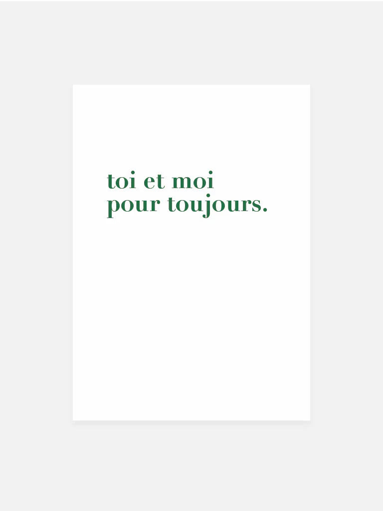 Melt Ateliert Postkarte Valentinstag