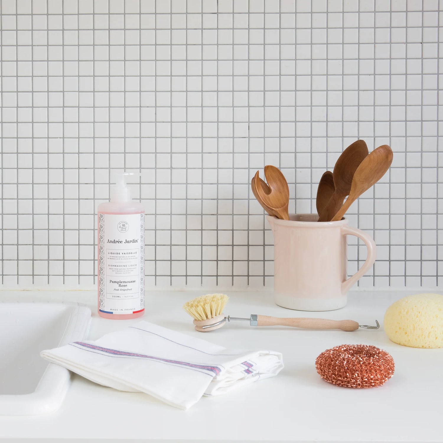 Kitchen towel made of French cotton linen