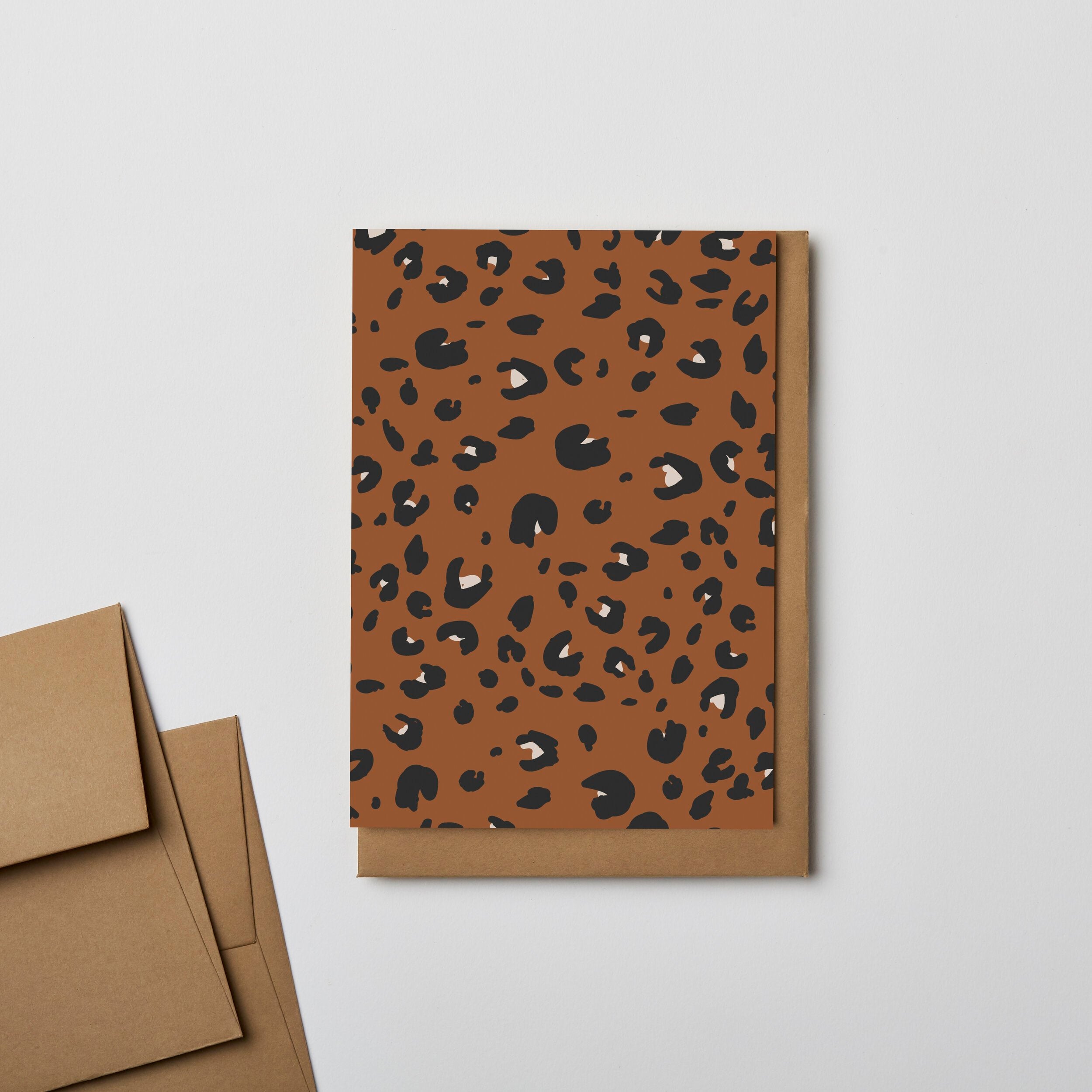 Carte Lion rouille