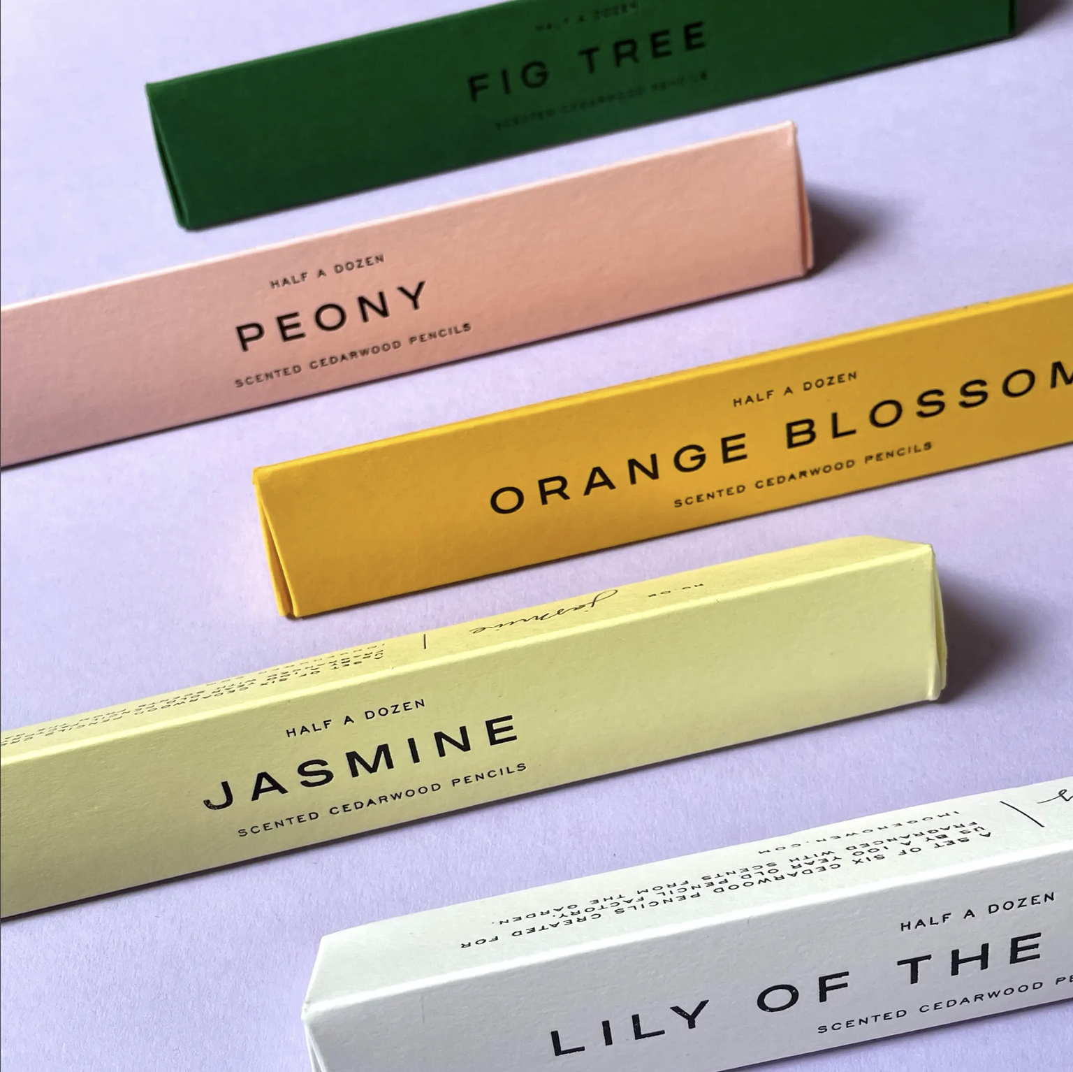 Cedar Wood Pencil with Scent - 6 pcs.