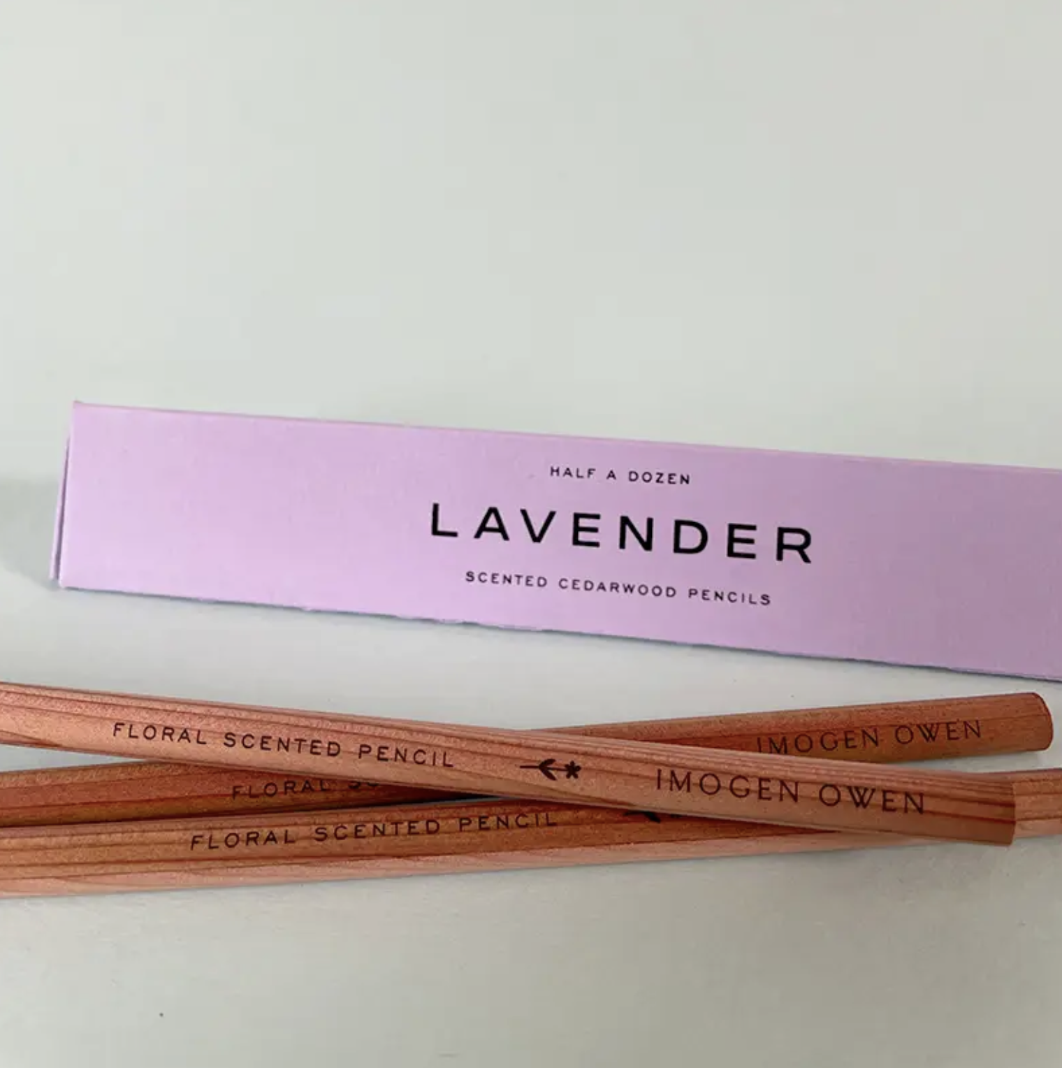 Cedar Wood Pencil with Scent - 6 pcs.