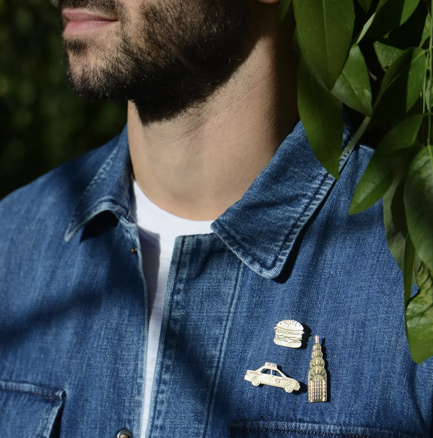 Burger Anstecker