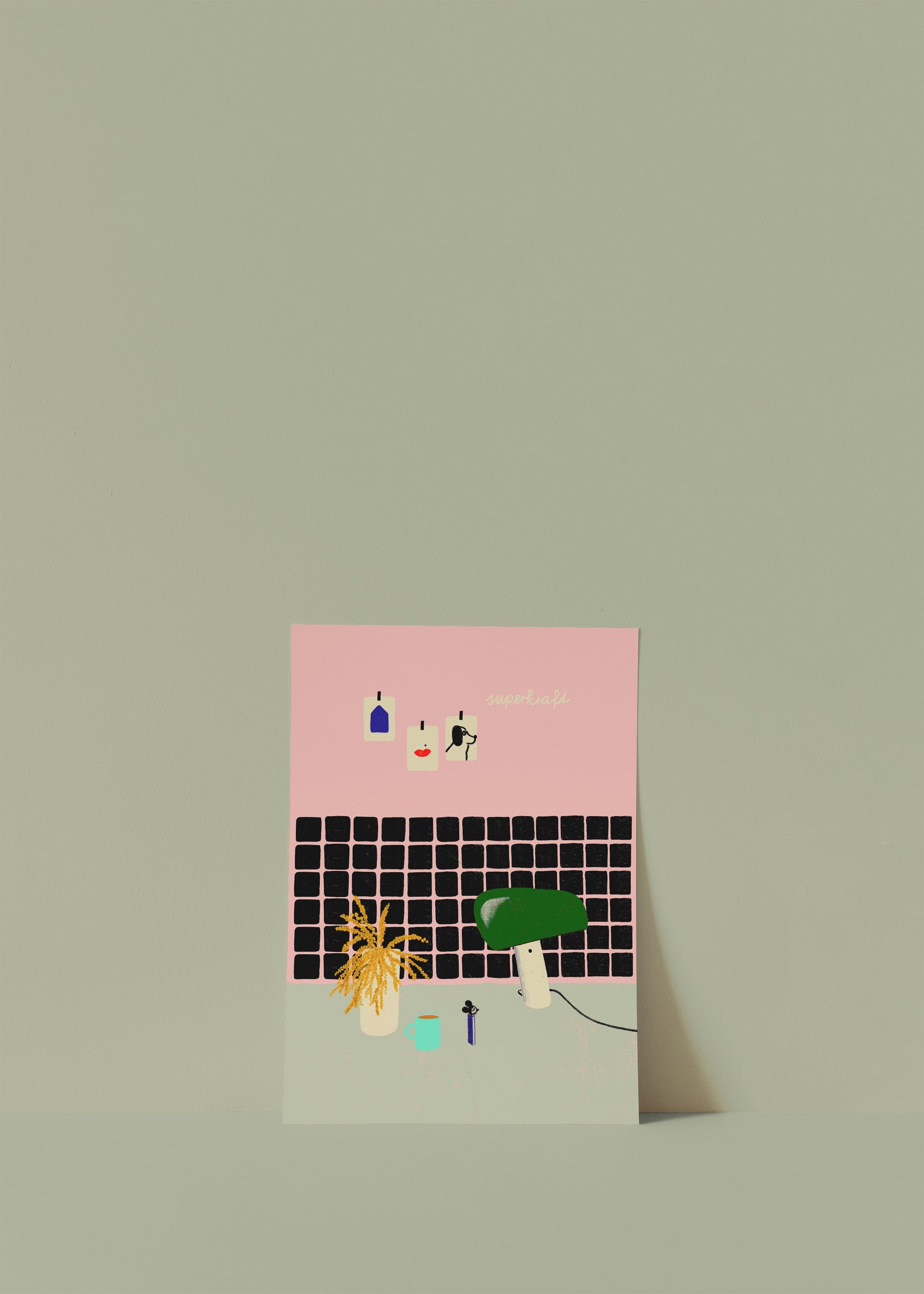 Postcard Superpower in the kitchen