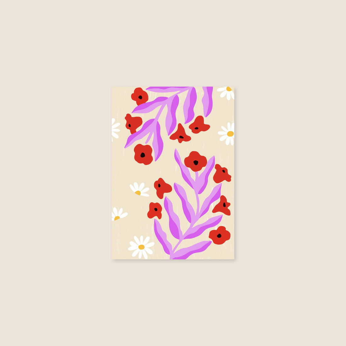 Postcard flowers