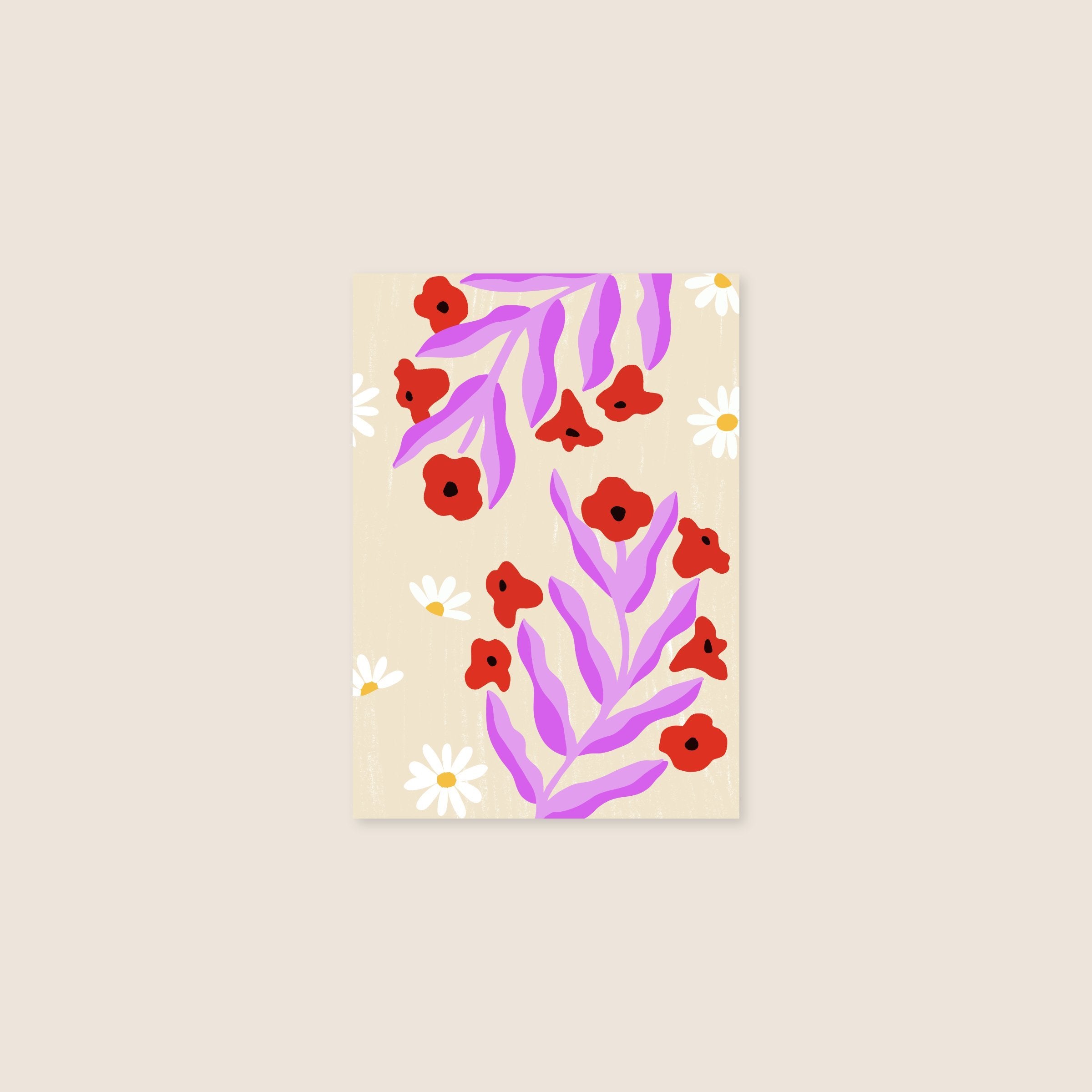 Fleurs de carte postale