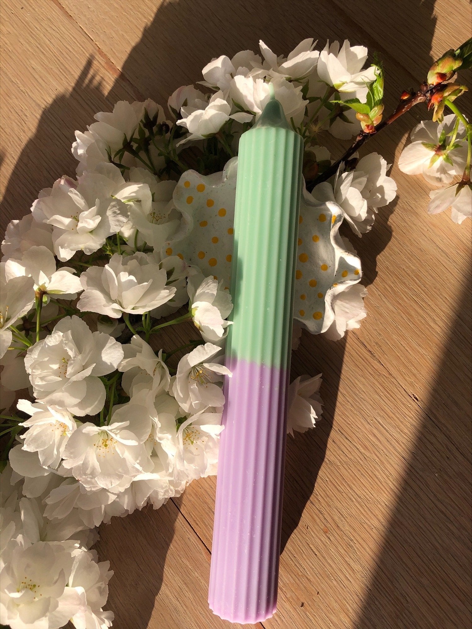 Bicolor Candle