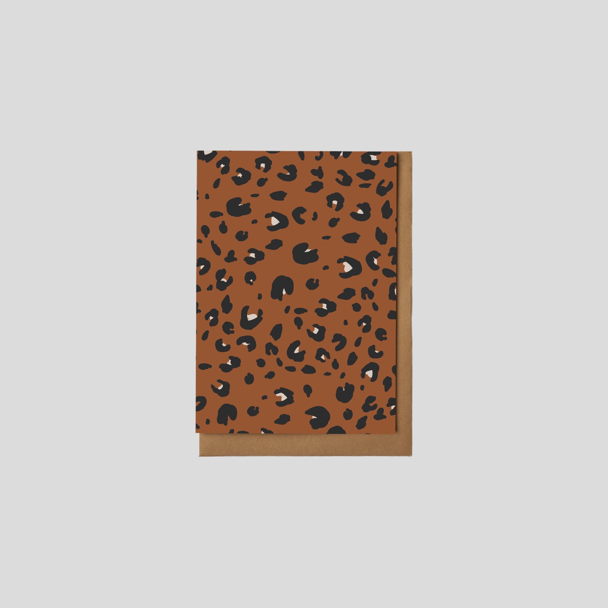 Carte Lion rouille