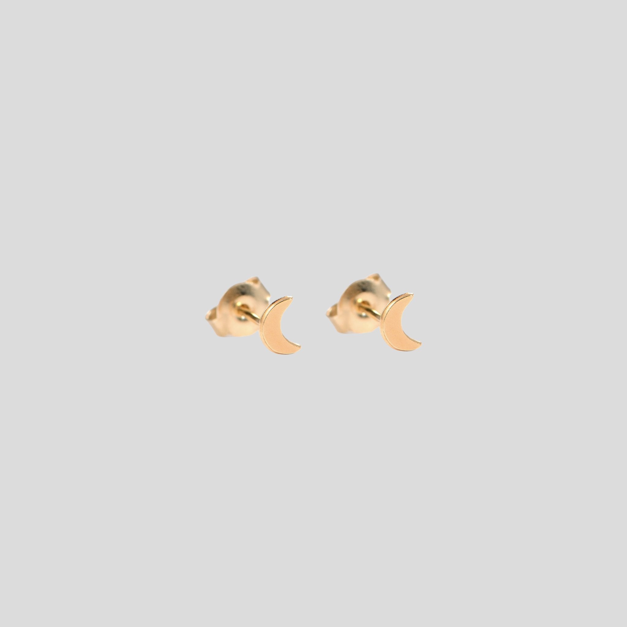 GINA moon stud earrings