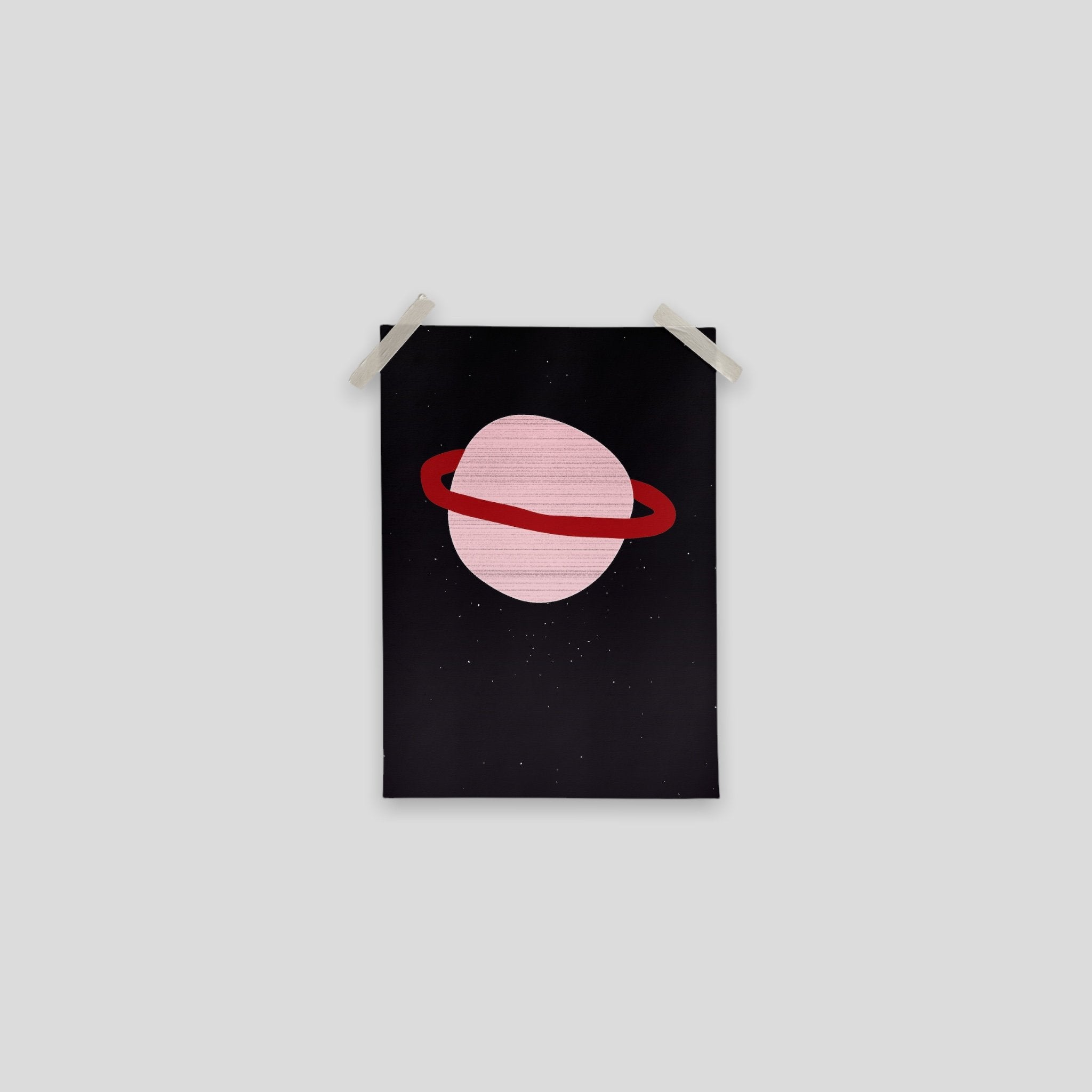 Postkarte Saturn