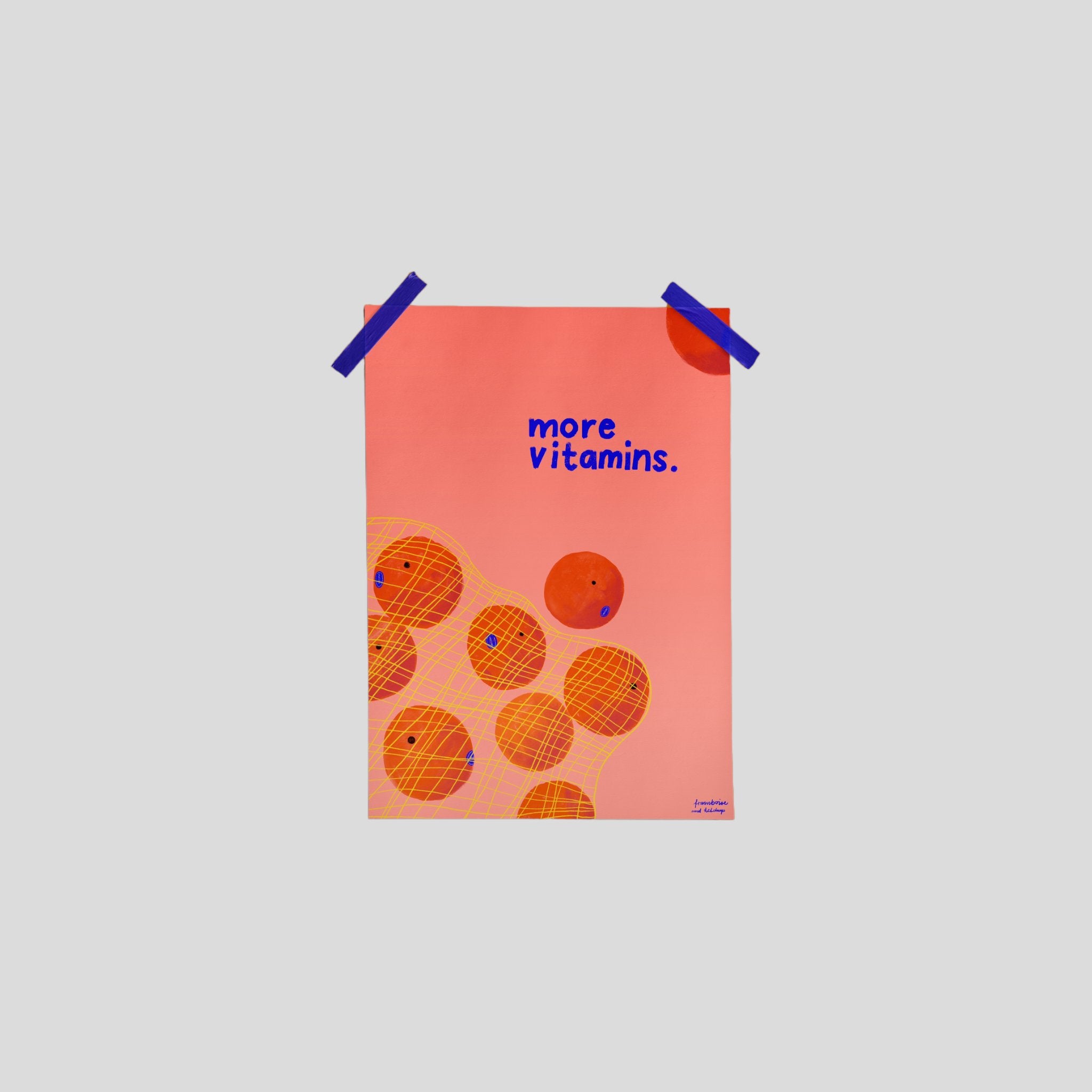 Carte postale plus de vitamines