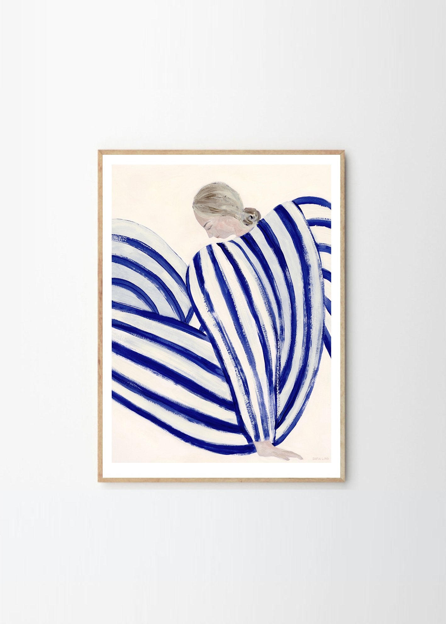 Poster Sofia Lind - Blue Stripe At Concorde