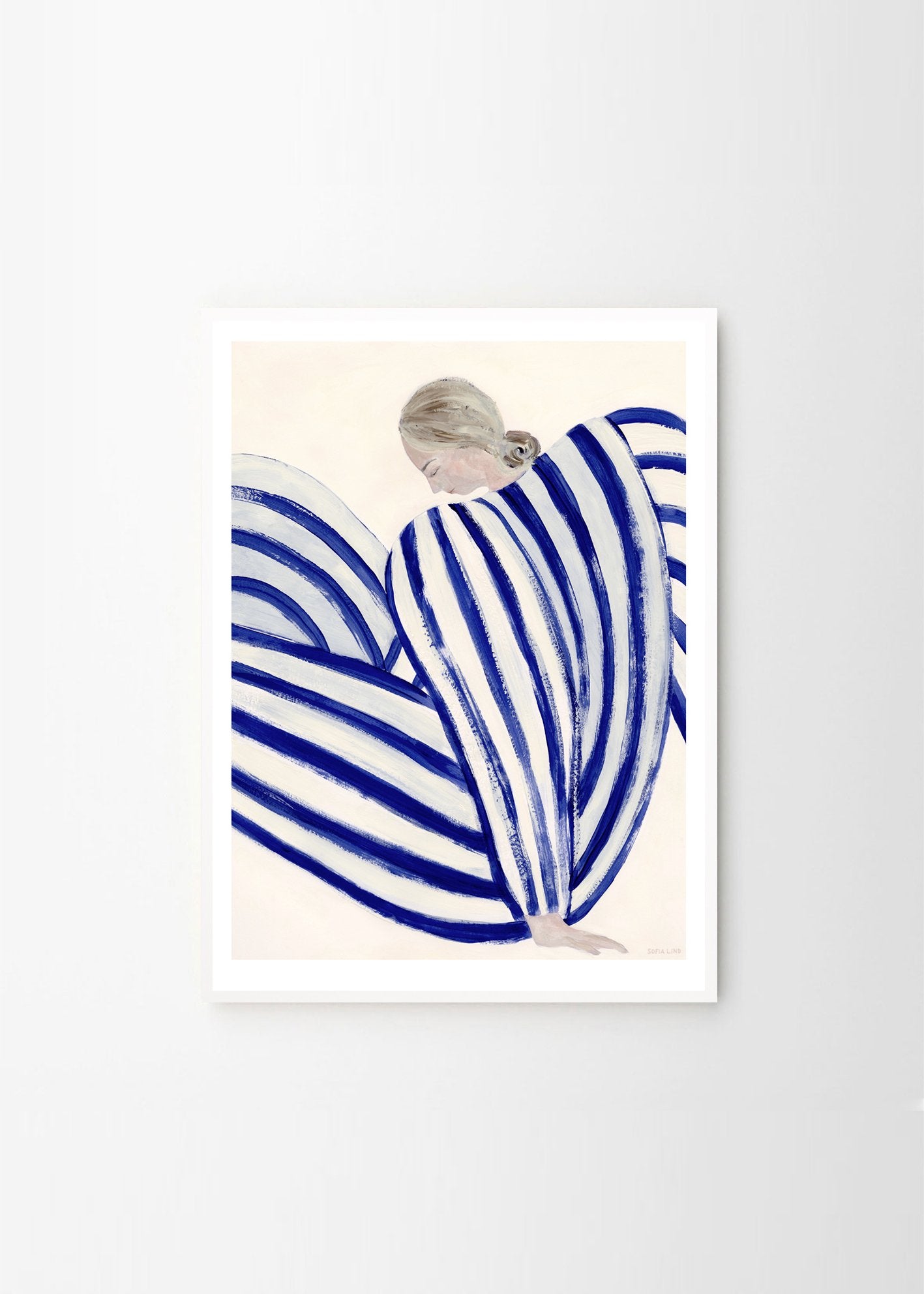 Poster Sofia Lind - Blue Stripe At Concorde