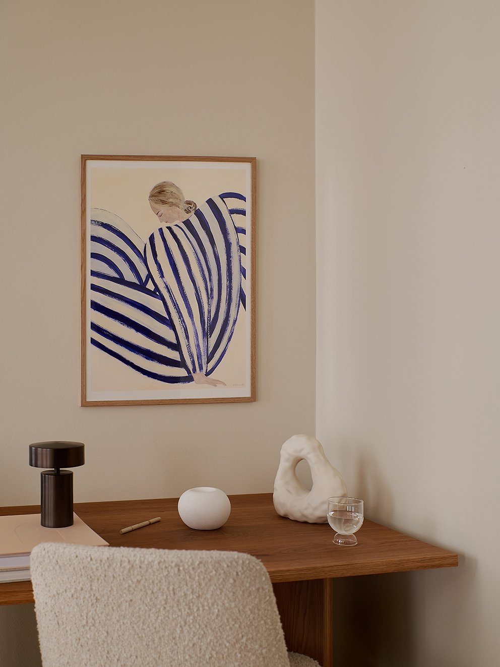 Poster Sofia Lind - Blue Stripe At Concorde