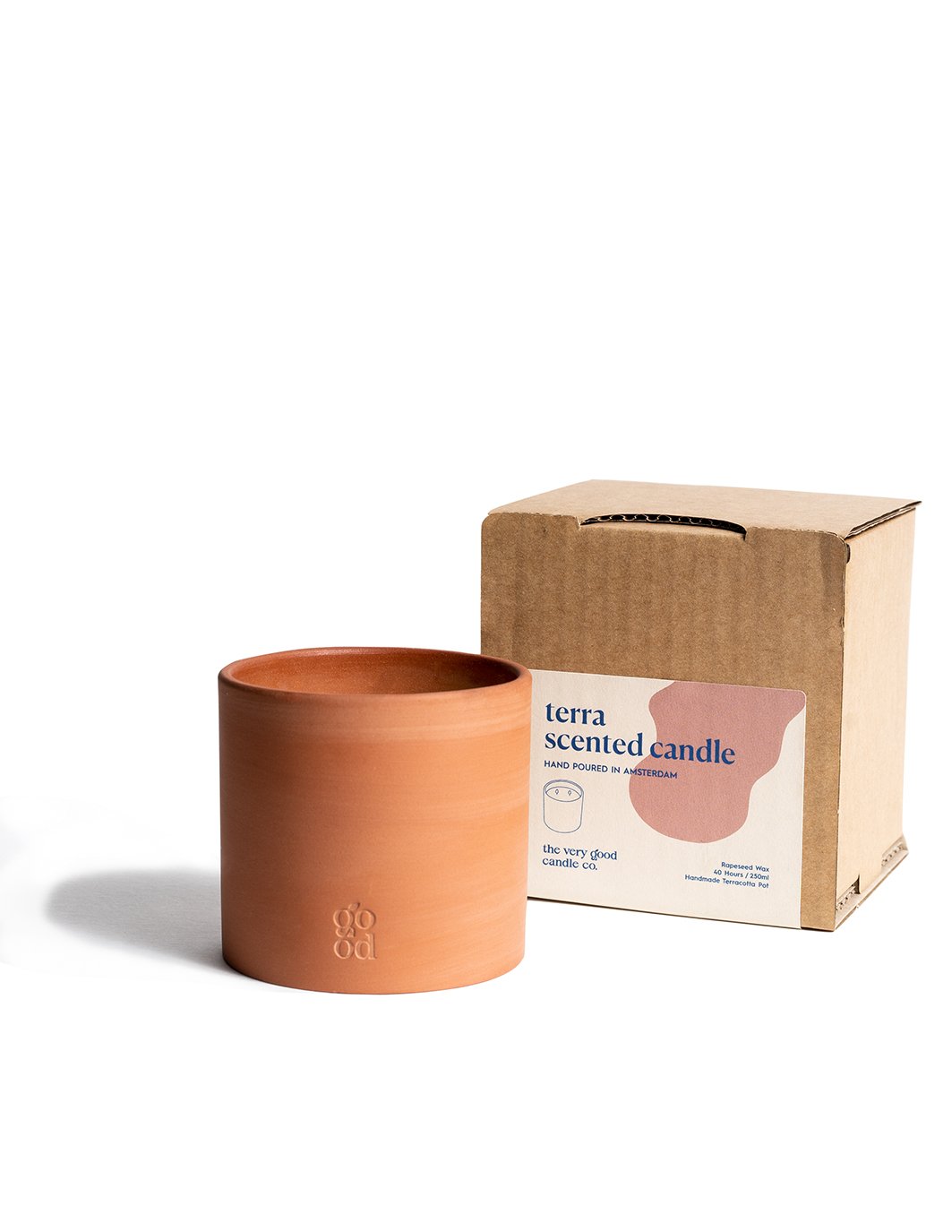 Terracotta scented candle
