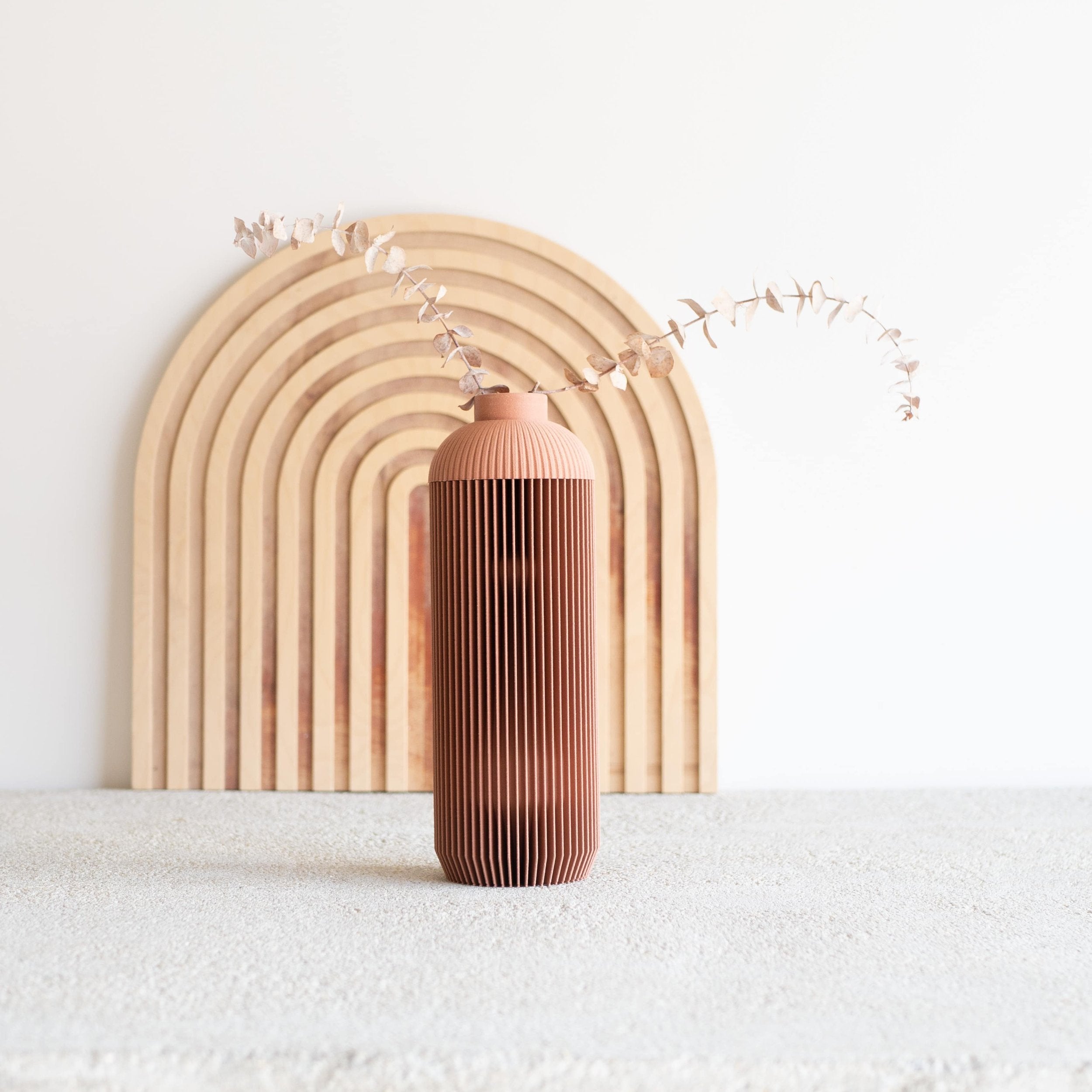 Terracotta vase - ONDE