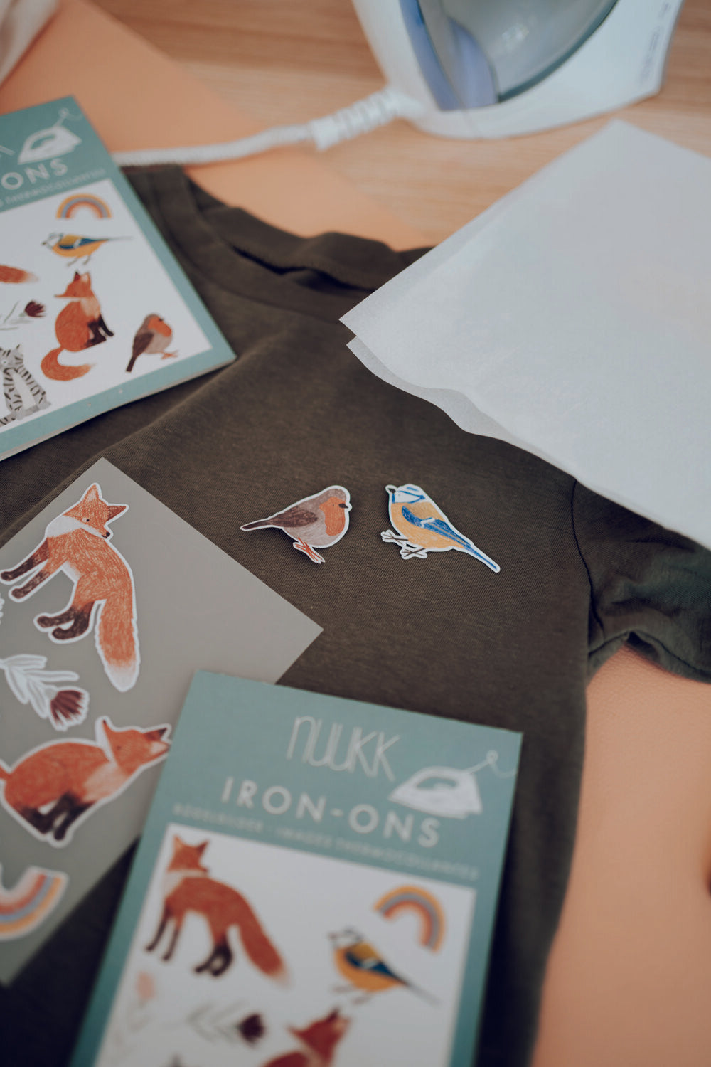 Iron-on patches fox