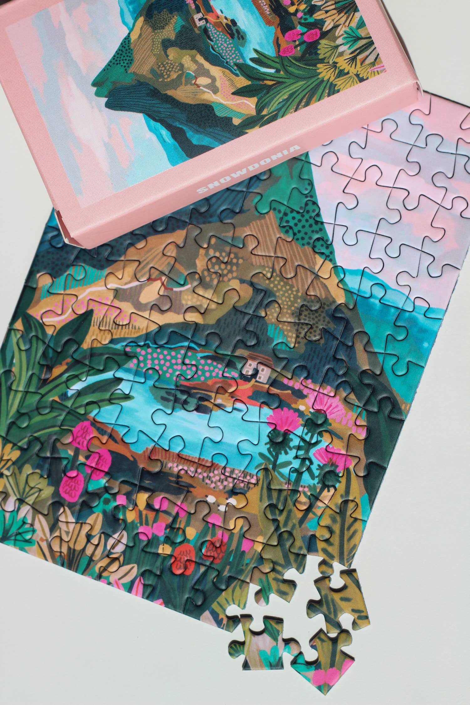 Piecely Puzzle Mini-Puzzle Snowdonia