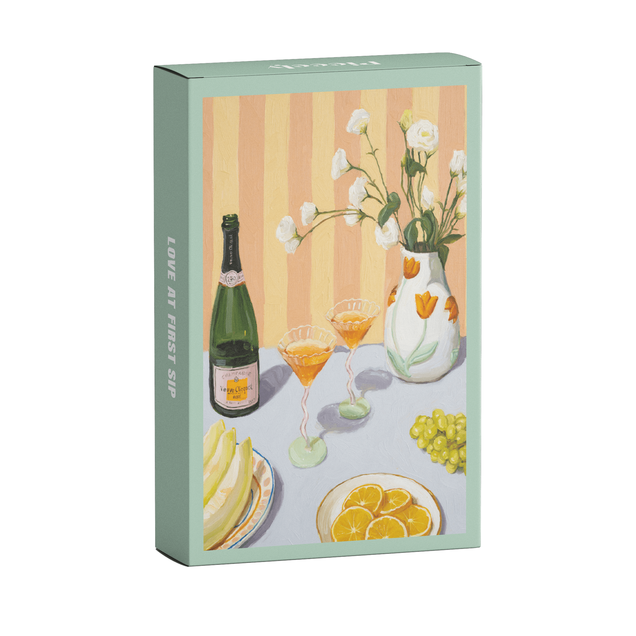Piecely Puzzle Mini-Puzzle Love at first sip