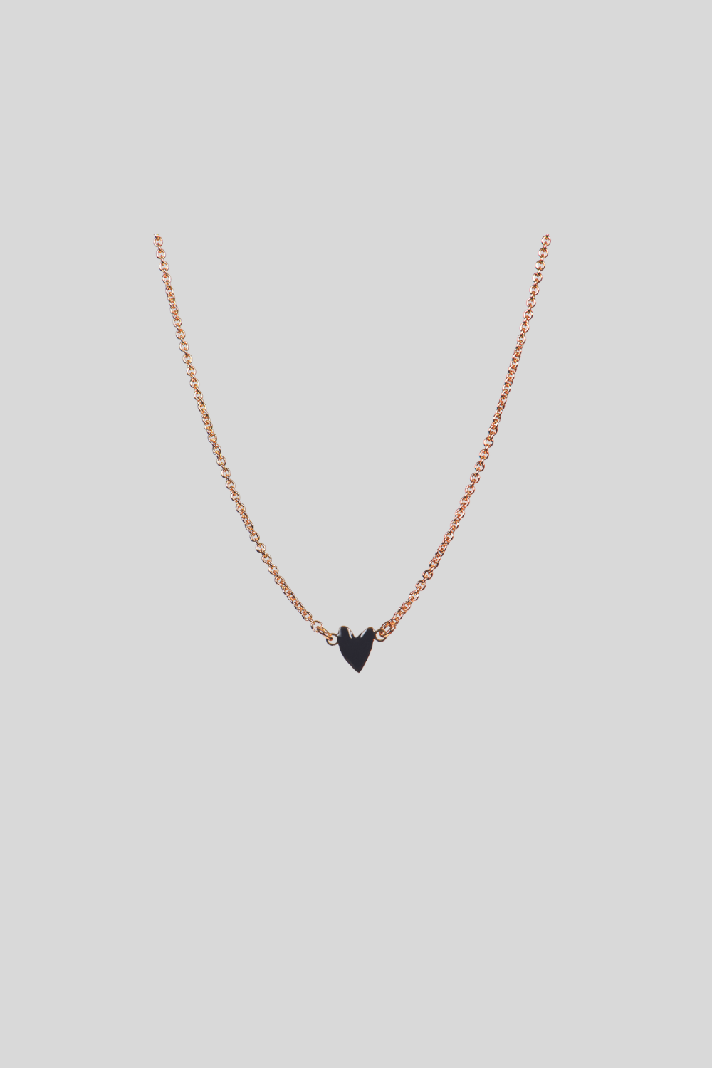 Collier coeur GRANT noir