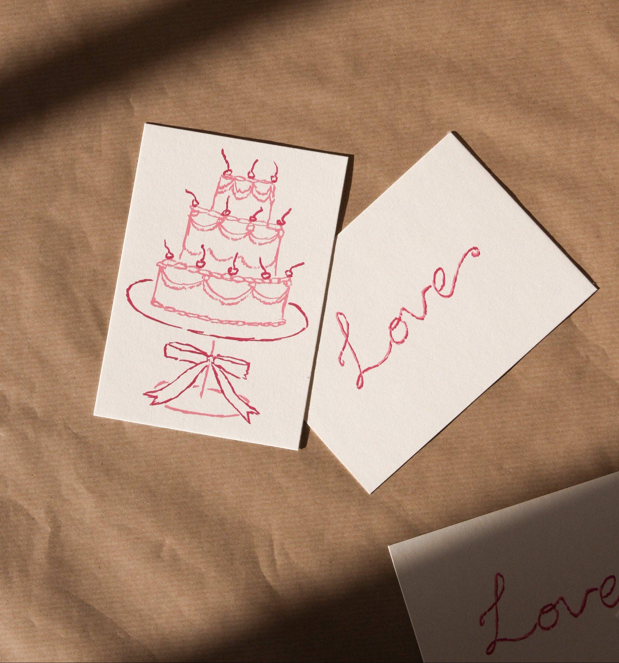 L'Atelier Samedi Postkarte Love