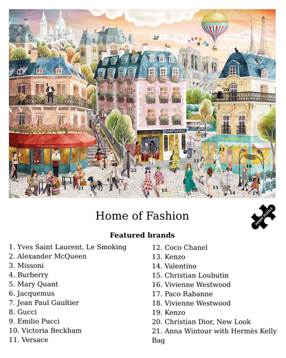 Puzzle Paris Home of Fashion