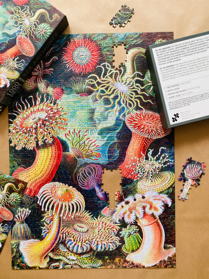 Sea Anemones Puzzle mit 1000 Teilen - Vintage Motiv