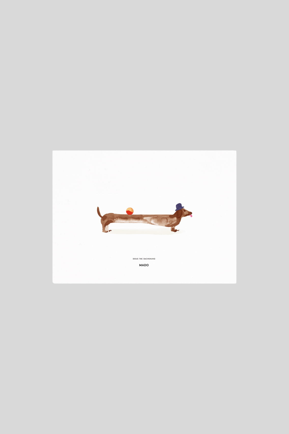 Doug the Dachshund Poster